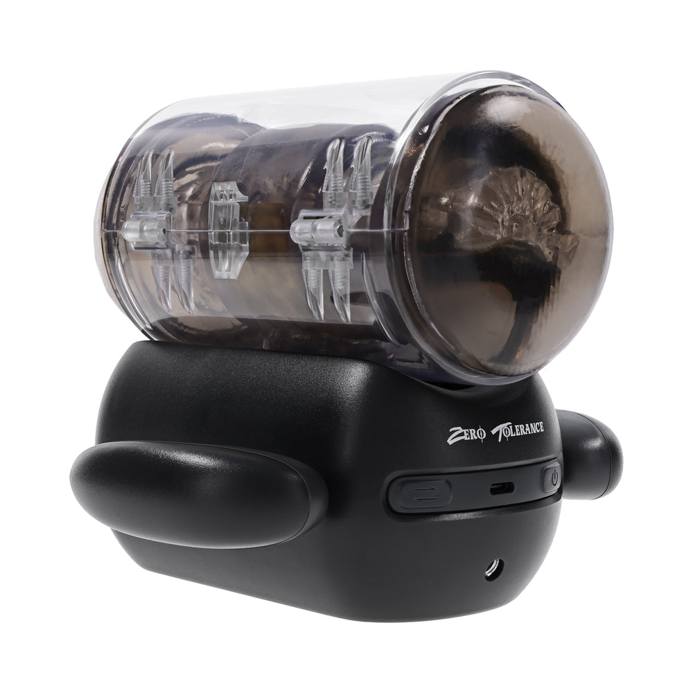 Zero Tolerance Hold Me Tight Stroker – Black – Vibrating and Heated