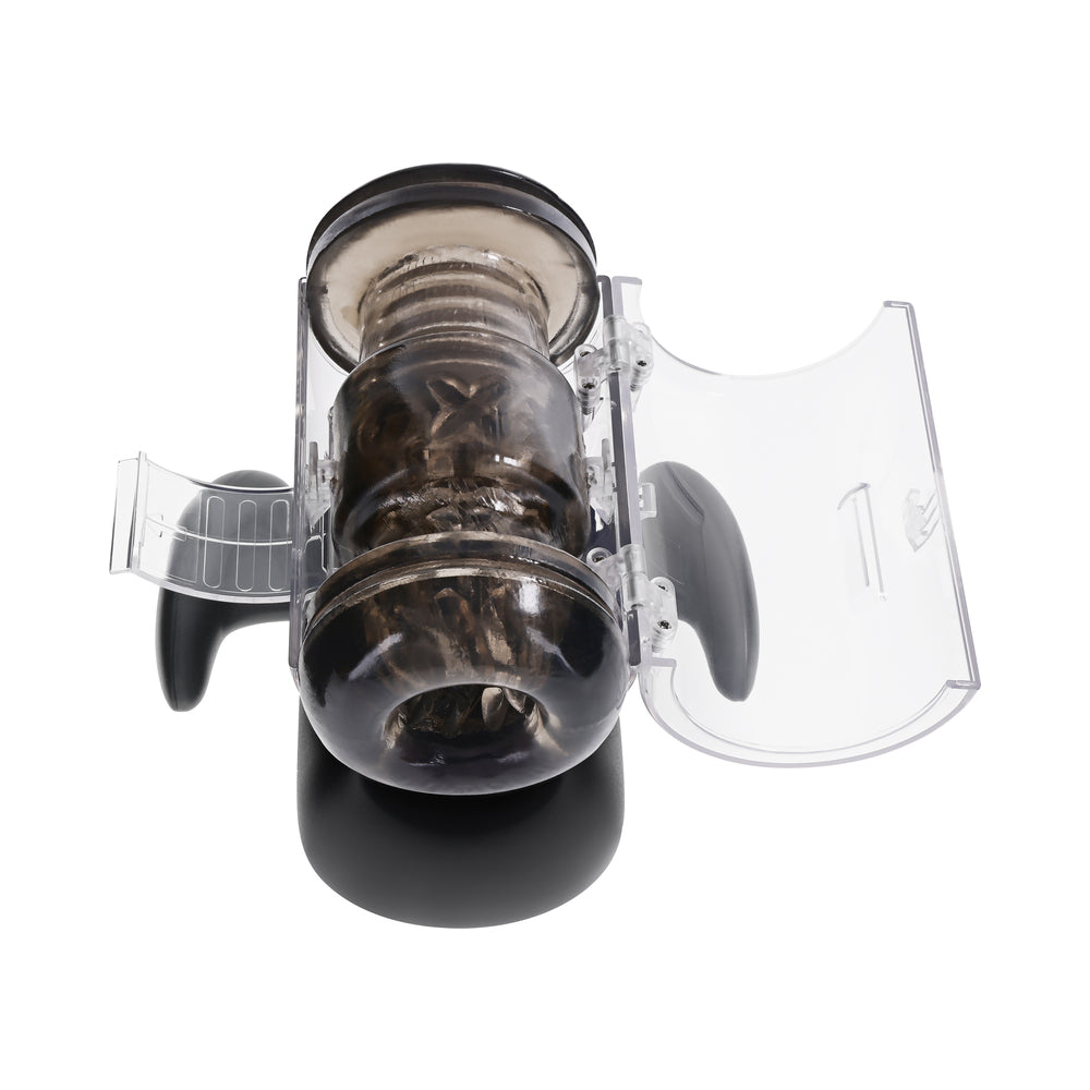 Zero Tolerance Hold Me Tight Stroker – Black – Vibrating and Heated