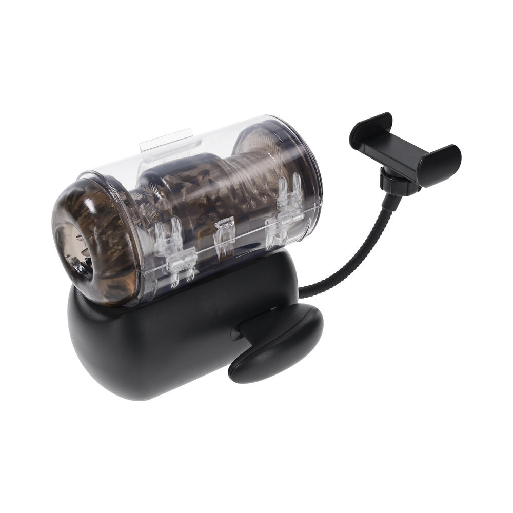 Zero Tolerance Hold Me Tight Stroker – Black – Vibrating and Heated