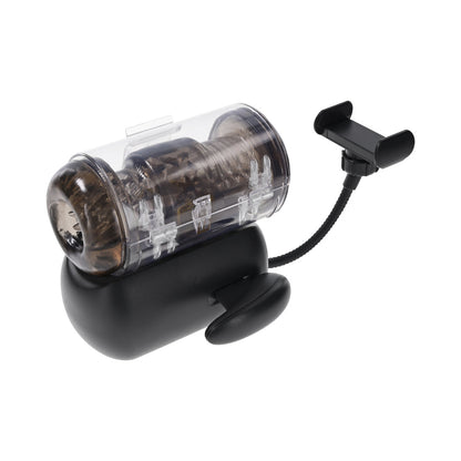 Zero Tolerance Hold Me Tight Stroker – Black – Vibrating and Heated