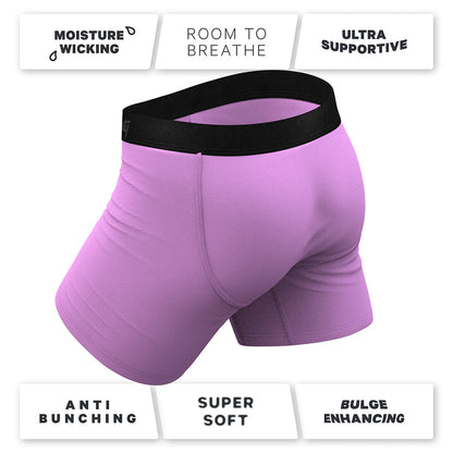 Shinesty The Double Entendre Eggplant Ball Hammock Pouch Underwear – Purple – Size L