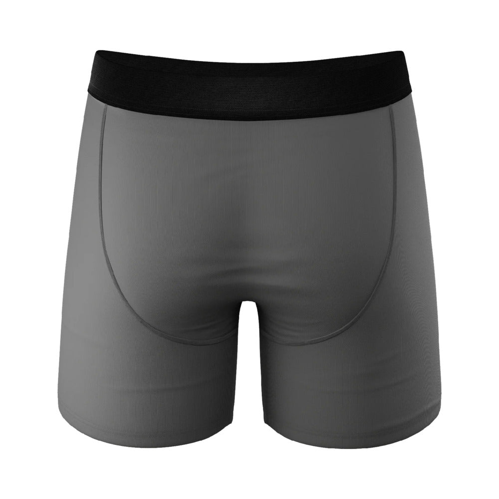 Shinesty The Junk In The Trunk Elephant Ball Hammock Pouch Underwear with Fly - Gray