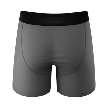Shinesty The Junk In The Trunk Elephant Ball Hammock Pouch Underwear with Fly - Gray