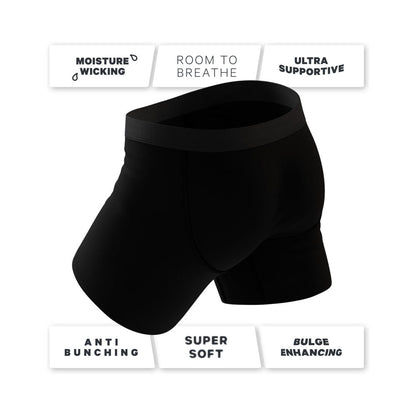 Shinesty The Rear View Ball Hammock Pouch Underwear - XL - Black