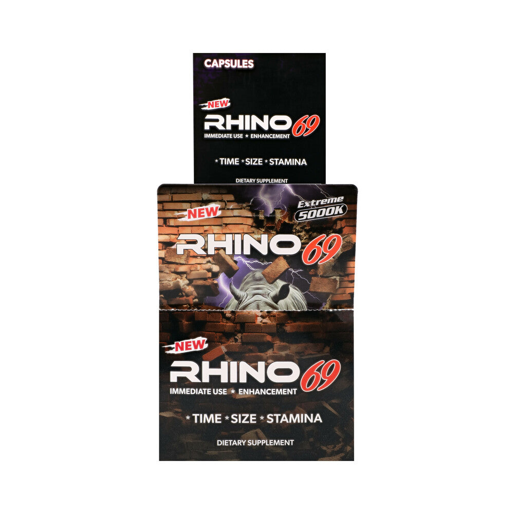 Rhino 69 Capsules 24-Pack Display - Dietary Supplement