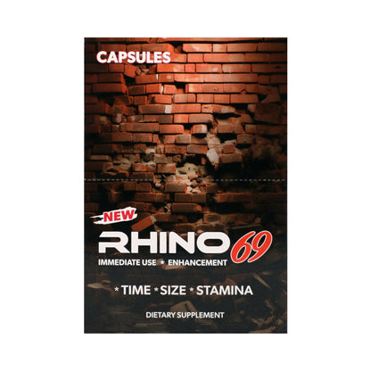 Rhino 69 Capsules 24-Pack Display - Dietary Supplement