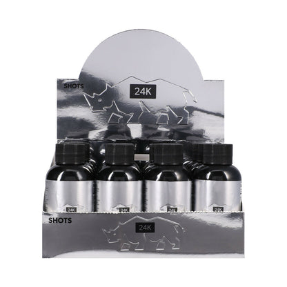 Rhino 24K Liquid Shots 2 oz. Bottles - 12-Pack Display