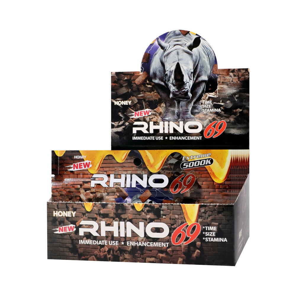 Rhino 69 Honey 24-Pack Display - Dietary Supplement
