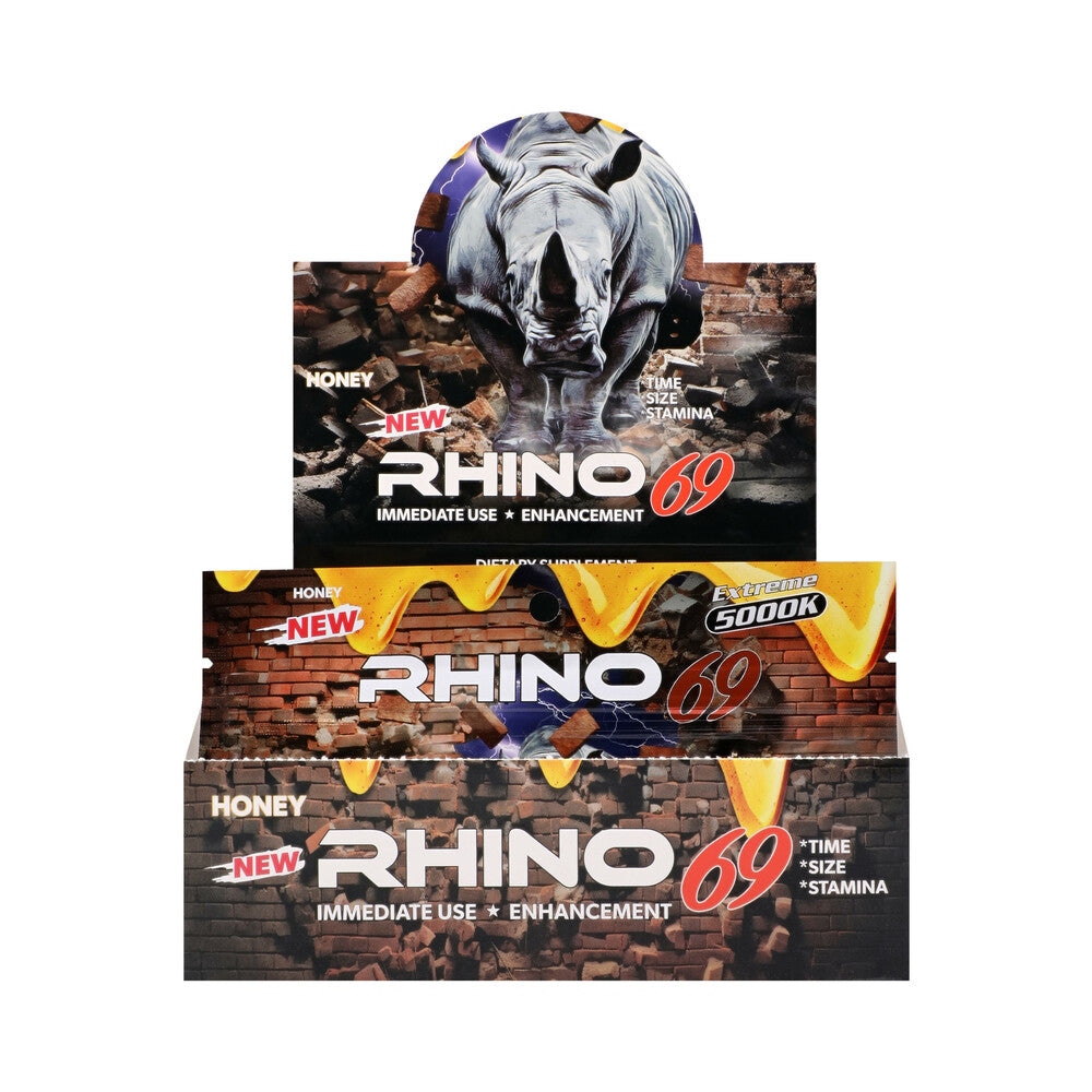 Rhino 69 Honey 24-Pack Display - Dietary Supplement