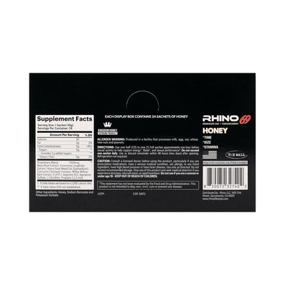 Rhino 69 Honey 24-Pack Display - Dietary Supplement