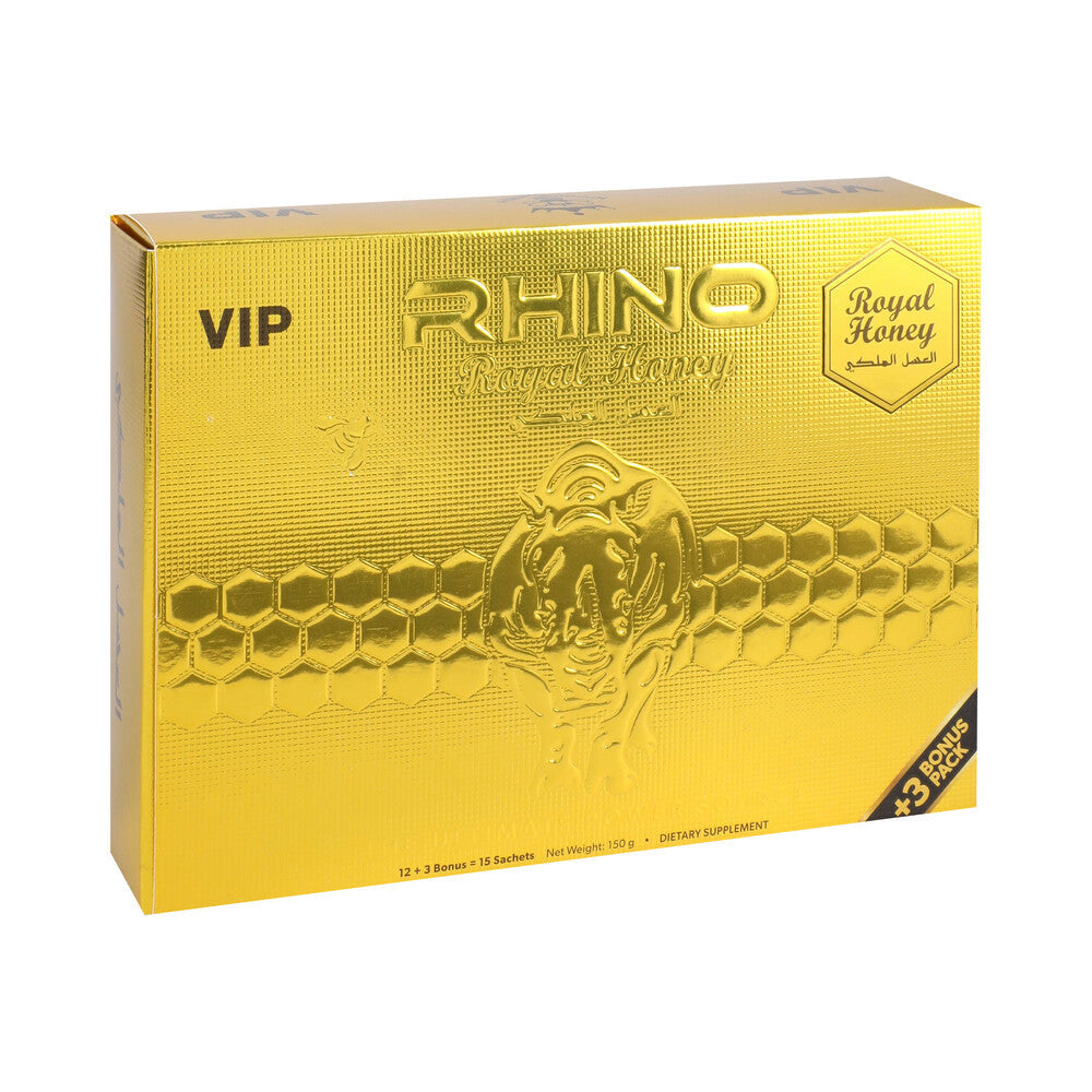 Rhino Royal Honey 15-Pack Display - Herbal Supplement