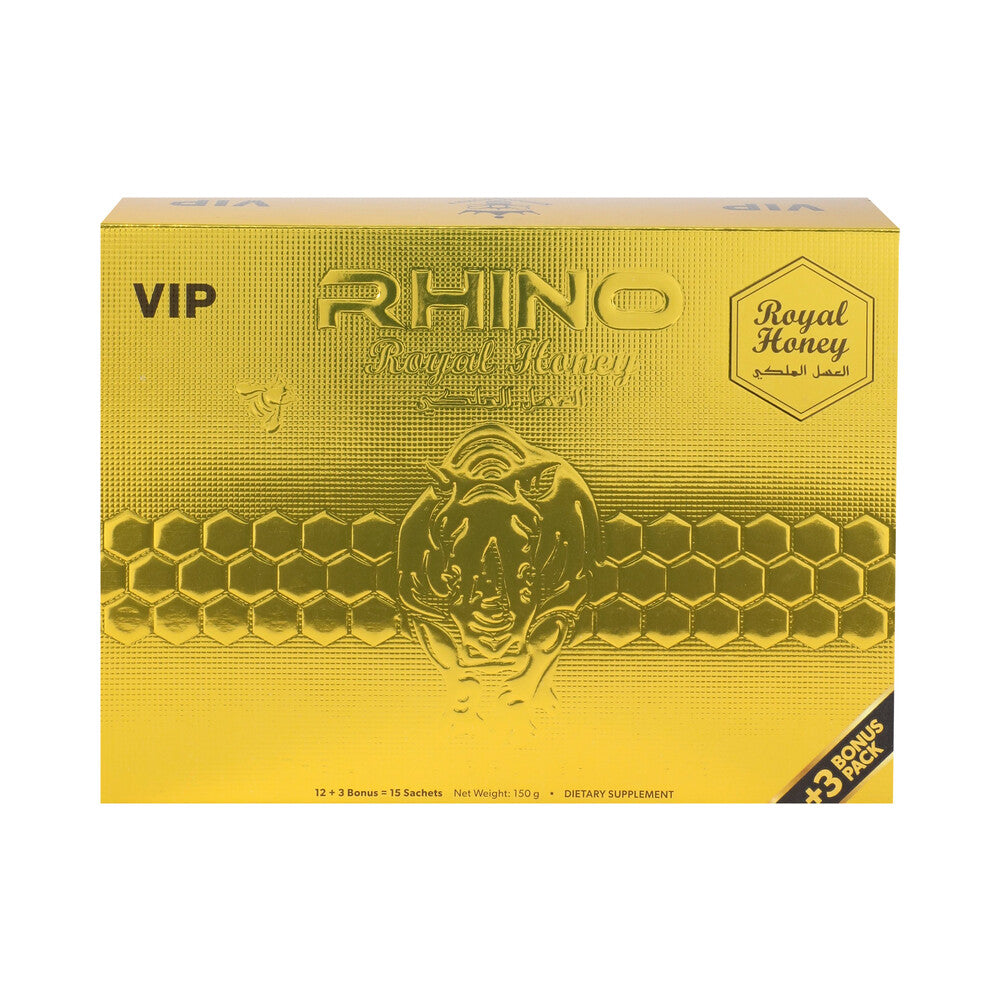 Rhino Royal Honey 15-Pack Display - Herbal Supplement