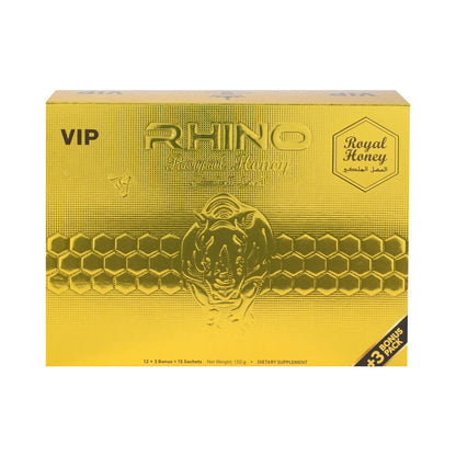 Rhino Royal Honey 15-Pack Display - Herbal Supplement