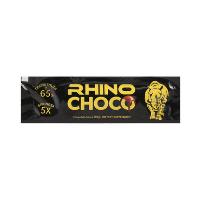 Rhino Choco 5 x Stronger 12-Pack Display – Dark Chocolate with Herbal Blend