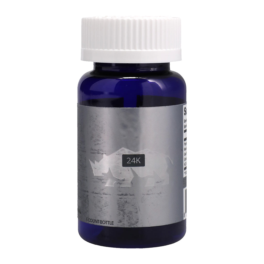 Rhino Platinum 24K Bottled Capsules – 6 Count
