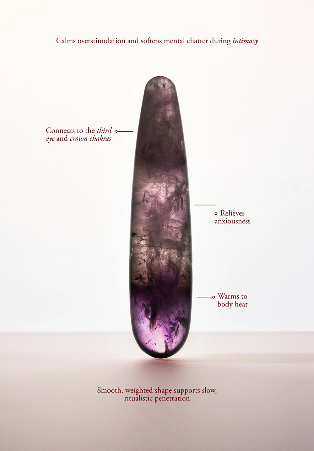 Chakrubs Amethyst Original Wand – Purple Healing Wand