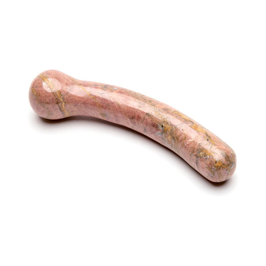 Chakrubs Anahata Curve Rhodonite Wand – Tan