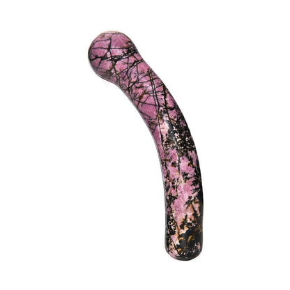 Chakrubs Anahata Curve Rhodonite Wand – Tan
