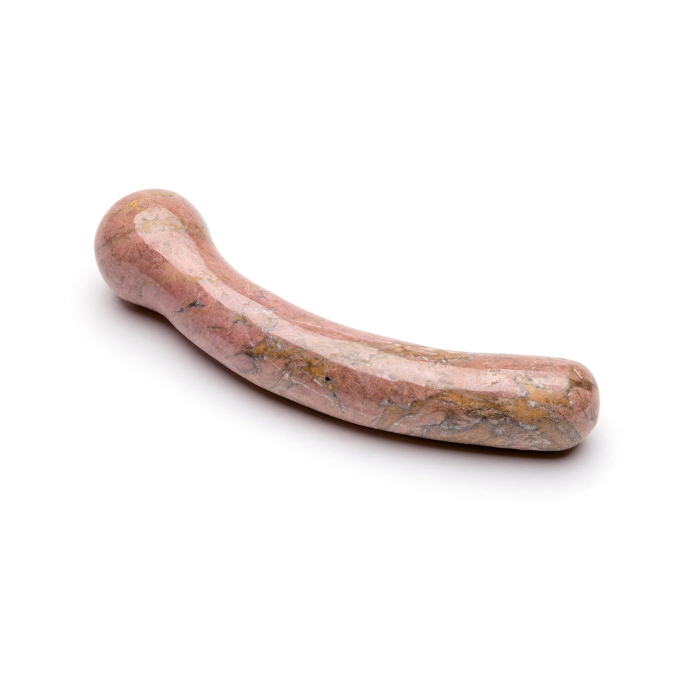 Chakrubs Anahata Curve Rhodonite Wand – Tan