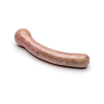 Chakrubs Anahata Curve Rhodonite Wand – Tan