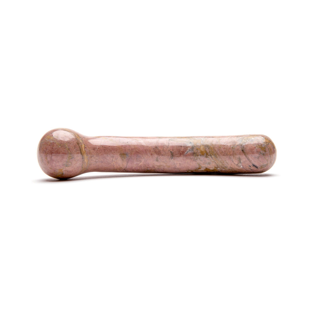 Chakrubs Anahata Curve Rhodonite Wand – Tan