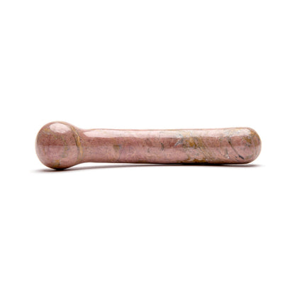 Chakrubs Anahata Curve Rhodonite Wand – Tan