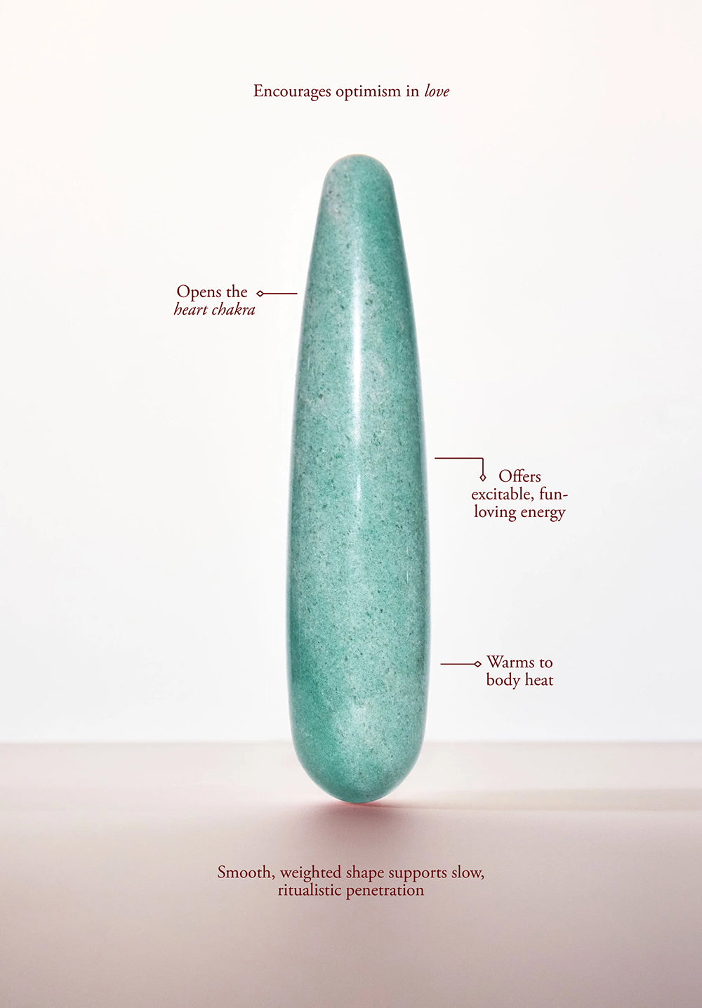 Chakrubs Indian Jade Original Green Aventurine Wand – Green