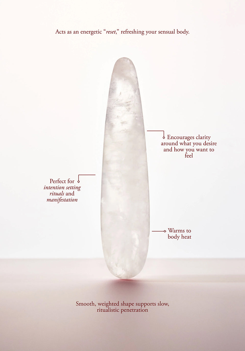 Chakrubs Prism Original Clear Quartz Wand – Clear