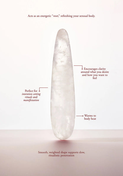 Chakrubs Prism Original Clear Quartz Wand – Clear