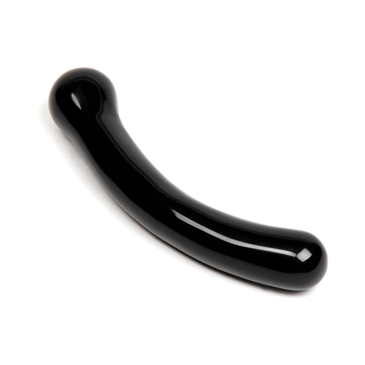 Chakrubs Xaga Curve Obsidian Wand – Black Obsidian G-Spot Stimulator