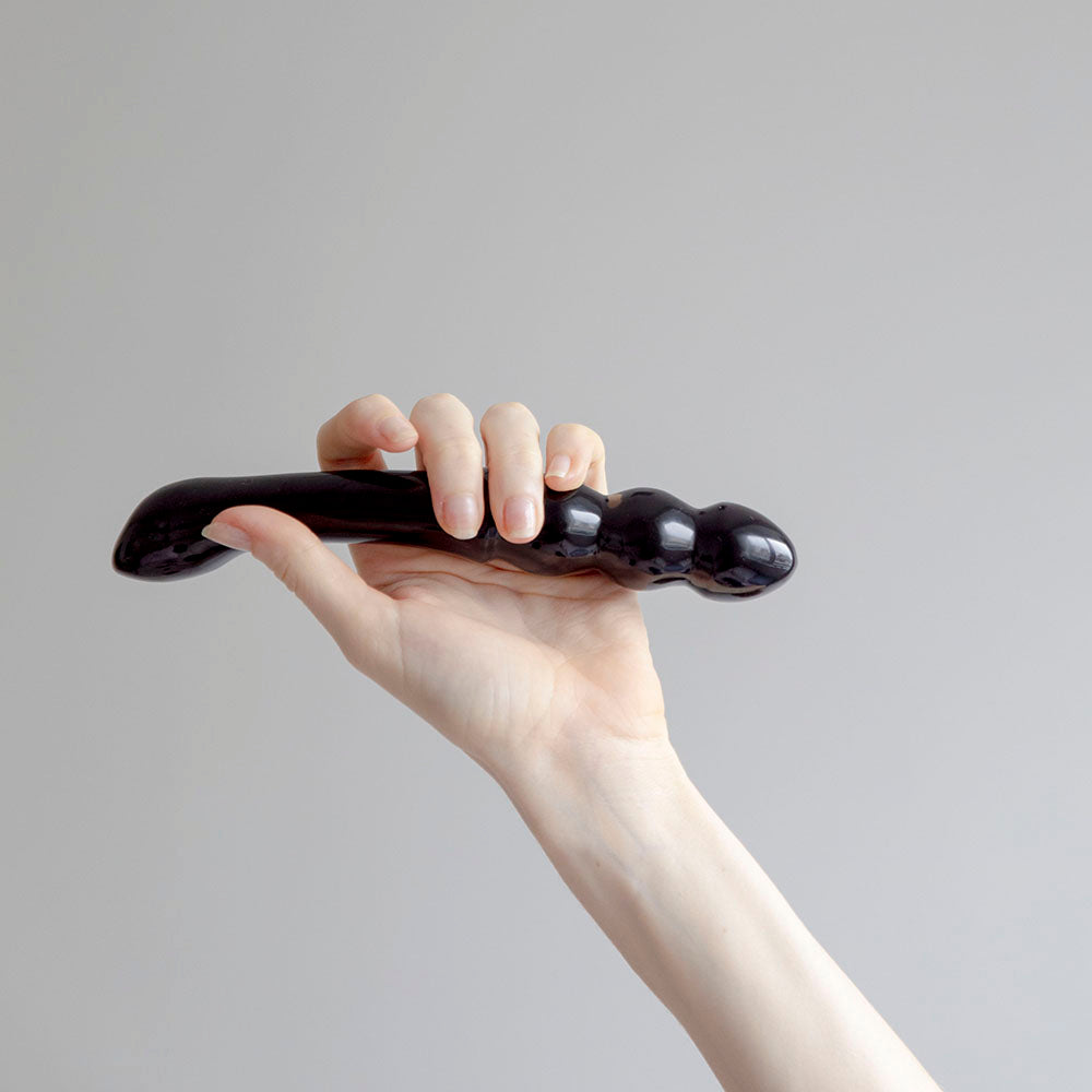 Chakrubs Xaga Viper Obsidian Wand – Black Obsidian