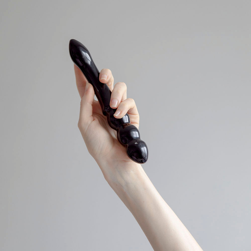 Chakrubs Xaga Viper Obsidian Wand – Black Obsidian