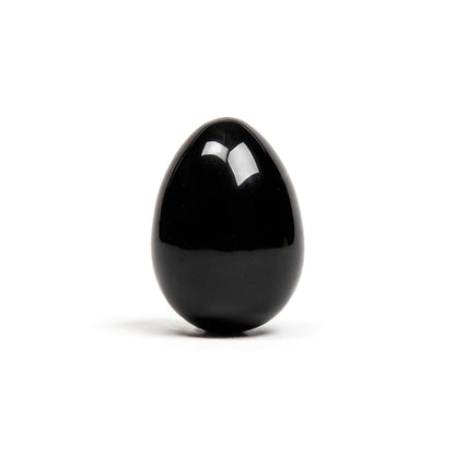 Chakrubs Xaga Yoni Egg - Obsidian Crystal - Non-Drilled