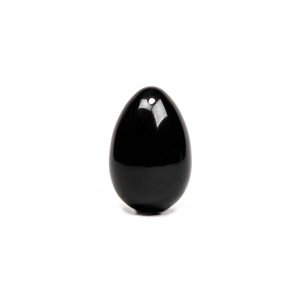 Chakrubs Xaga Yoni Egg – Obsidian Crystal – Drilled