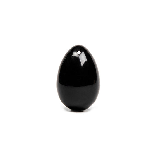 Chakrubs Xaga Yoni Egg – Obsidian Crystal – Drilled