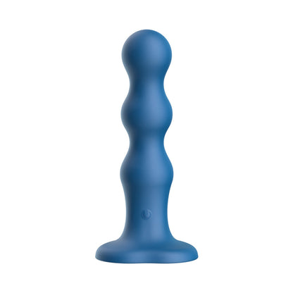 Luv Inc Beaded Strap-On Luv Vibe – Blue – 10 Vibration Modes