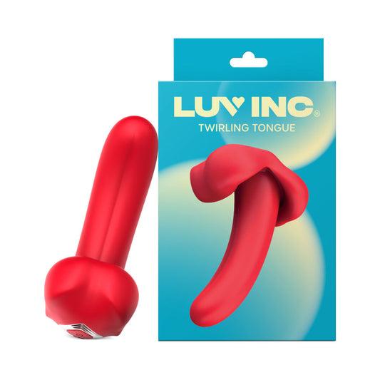 Luv Inc Twirling Tongue Vibrator – Red