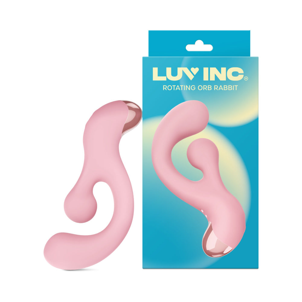 Luv Inc Ro33 Rotating Orb Rabbit – Light Pink