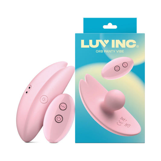 Luv Inc Orb Panty Vibe – Light Pink Wearable Silicone Vibrator