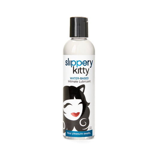 Slippery Kitty Water-Based Lubricant 4 oz – pH-Balanced, Glycerin-Free, Unscented