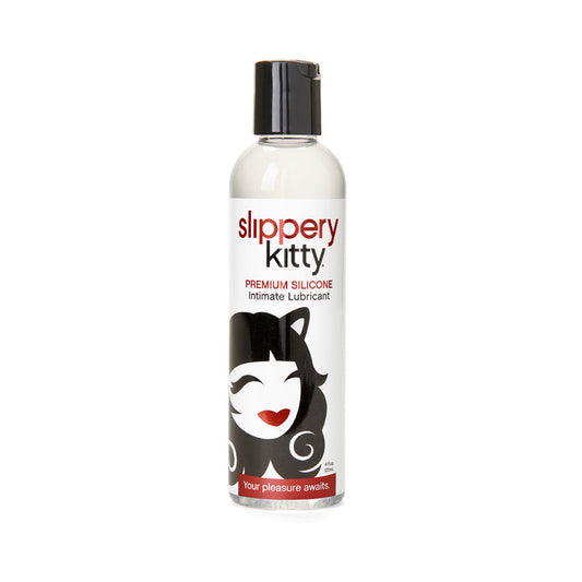 Slippery Kitty Silicone Lubricant 4 oz – Waterproof, Long-Lasting Glide