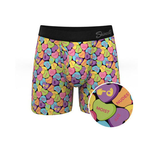 Shinesty Candy Crush Ball Hammock Pouch Underwear with Fly - Multi-Color, Size L