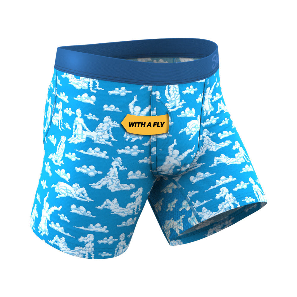 Shinesty The Reverse Cloud Girl Ball Hammock Pouch Underwear – Blue – Size S
