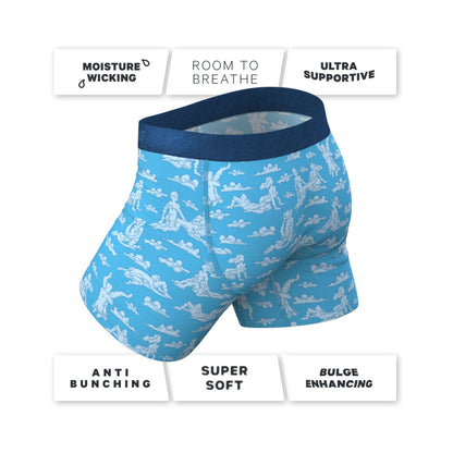Shinesty The Reverse Cloud Girl Ball Hammock Pouch Underwear – Blue – Size S