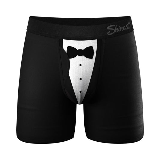 Shinesty The 009 Black Tuxedo Ball Hammock Pouch Underwear – XL