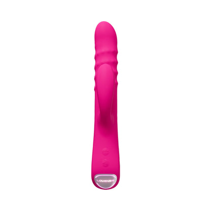 Lovense Velvo Rotating Beaded G-Spot & Clit Rabbit Vibrator – Hot Pink