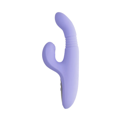 Evolved Pep Talk Rechargeable Thrusting and Vibrating Toy – Light Purple
