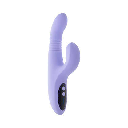 Evolved Pep Talk Rechargeable Thrusting and Vibrating Toy – Light Purple