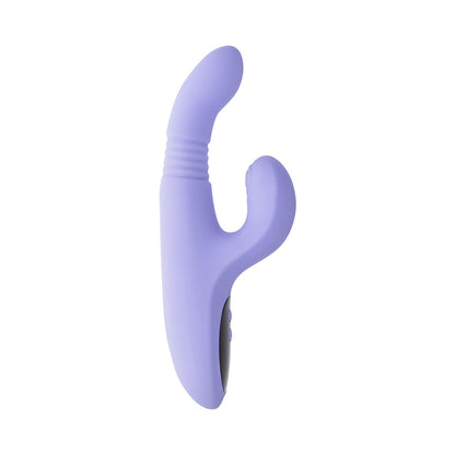 Evolved Pep Talk Rechargeable Thrusting and Vibrating Toy – Light Purple