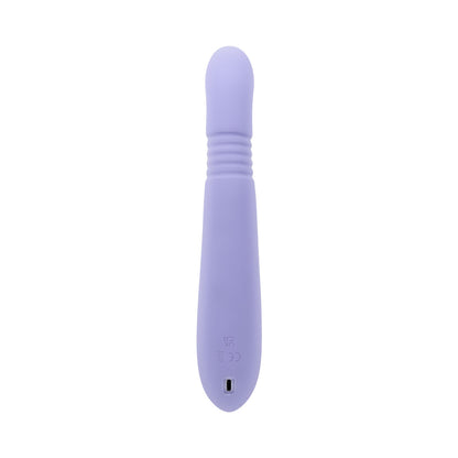 Evolved Pep Talk Rechargeable Thrusting and Vibrating Toy – Light Purple